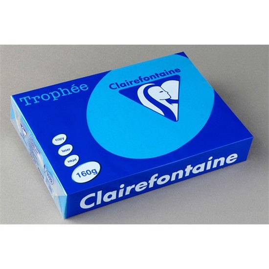 Clairefontaine Trophée A4 160gr. intenzív kék 1022 színes fénymásolópapír 250 ív / csomag