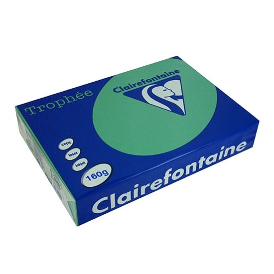 Clairefontaine Trophée A4 160gr. intenzív sötétzöld 1019 színes fénymásolópapír 250 ív / csomag