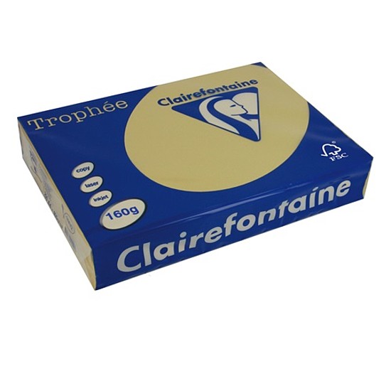 Clairefontaine Trophée A4 160gr. pasztell karamell 1102 színes fénymásolópapír 250 ív / csomag