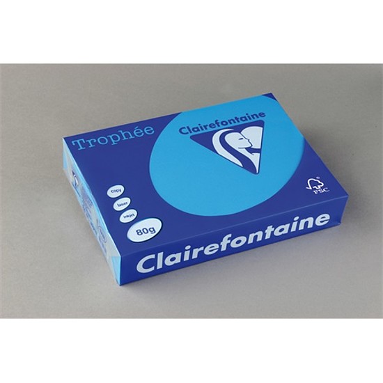 Clairefontaine Trophée A4 80gr. intenzív kék 1781 színes fénymásolópapír 500 ív / csomag