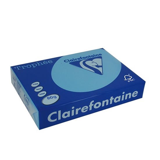 Clairefontaine Trophée A4 80gr. intenzív királykék 1976 színes fénymásolópapír 500 ív / csomag
