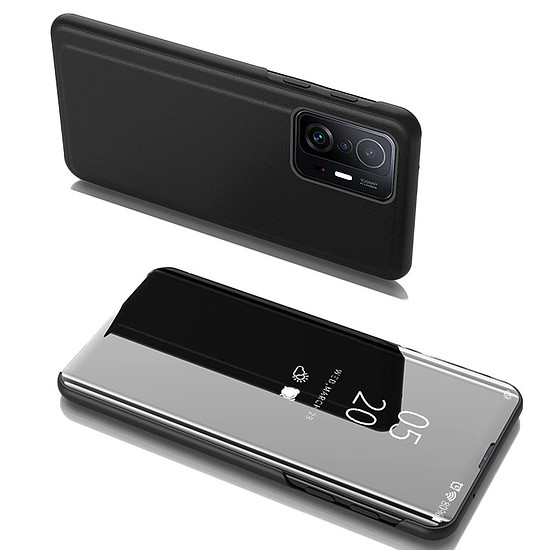 Clear View Case burkolat Xiaomi Mi 11T Pro / Mi 11T fekete