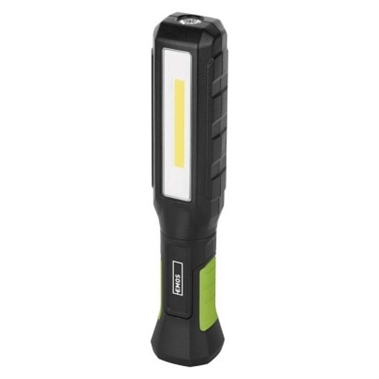 COB LED+LED újratölthető zseblámpa P4544, 800 lm, 2000 mAh (P4544)