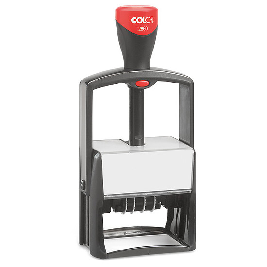 Colop Classic 2860 DPT dátumbélyegző önfestékező fém 4 mm 49x68 mm