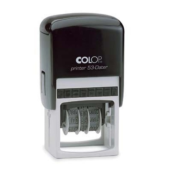 Colop Printer 53 dátumbélyegző önfestékező 3 mm 2 színű párnával 30x45 mm