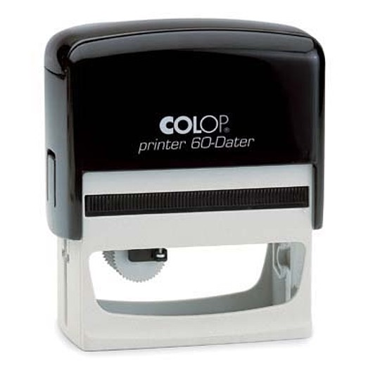 Colop Printer 60 dátumbélyegző álló önfestékező 3 mm 37x76 mm