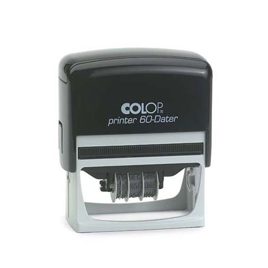 Colop Printer 60 K dátumbélyegző dátum középre rendezve önfestékező 4 mm 37x76 mm