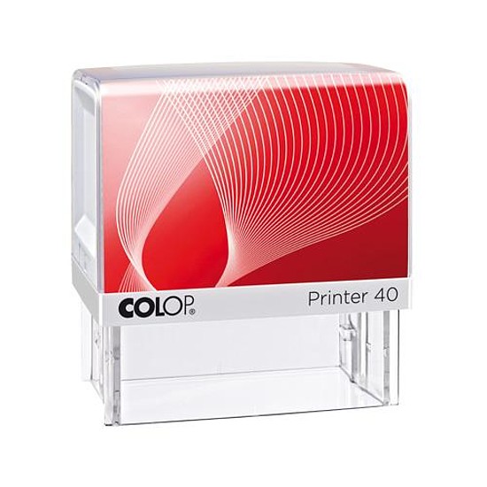 Colop Printer IQ 40 szövegbélyegző önfestékező fehér kerettel 23x59 mm