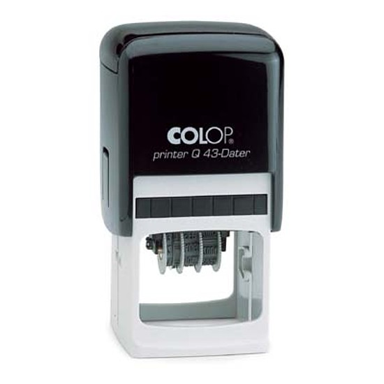 Colop Printer Q43 dátumbélyegző önfestékező 43x43 mm, Akció a készlet erejéig!