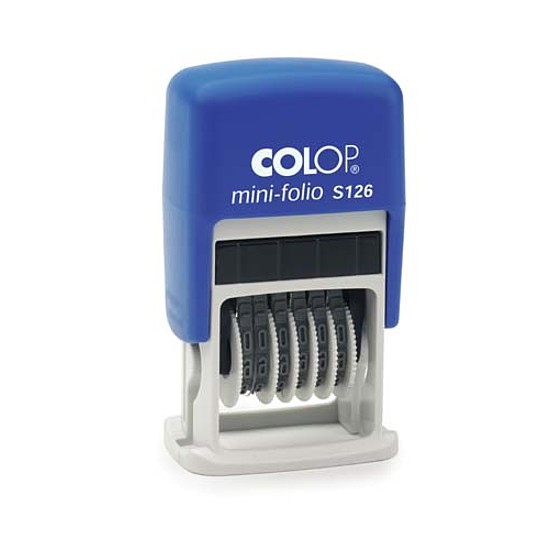 Colop S 126 számbélyegző önfestékező 4 mm szám 6 jegyű