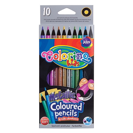 Colorino Metál színes ceruza készlet, 10 szín