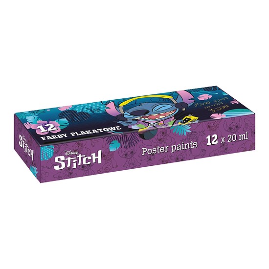 Colorino Tempera tégelyes 20ml 12 szín Stitch