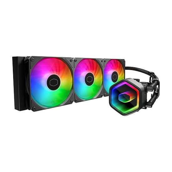 Cooler Master MasterLiquid 360 Core II ARGB vízhűtő fekete (MLW-D36M-A18PA-R1)