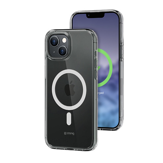 Crong átlátszó MAG burkolat - iPhone 15 Plus MagSafe tok átlátszó (CRG-CLRM-IP1567-TRS)