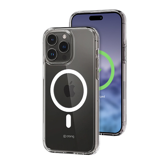 Crong átlátszó MAG burkolat - iPhone 15 Pro Max MagSafe tok átlátszó (CRG-CLRM-IP1567P-TRS)