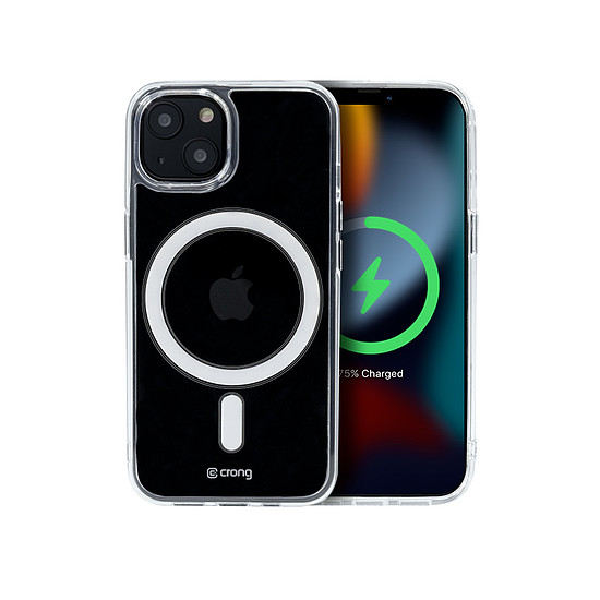 Crong Clear MAG Cover mágneses tok iPhone 13 mini telefonhoz átlátszó (CRG-CLRM-IP1354-TRS)