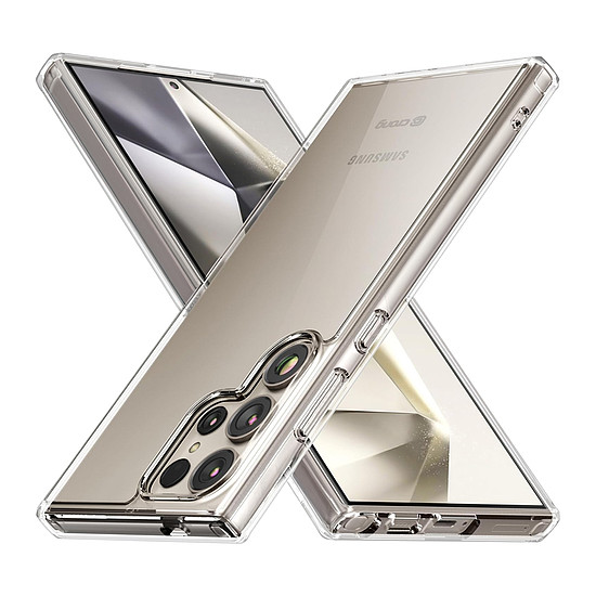 Crong Crystal Shield Cover - Samsung Galaxy S24 Ultra tok átlátszó (CRGCSHCSGS24UTRS)