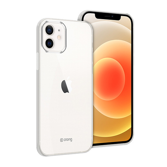 Crong Crystal Slim Cover - védőtok iPhone 12 / iPhone 12 Pro készülékhez átlátszó (CRG-CRSLIM-IP1261-TRS)