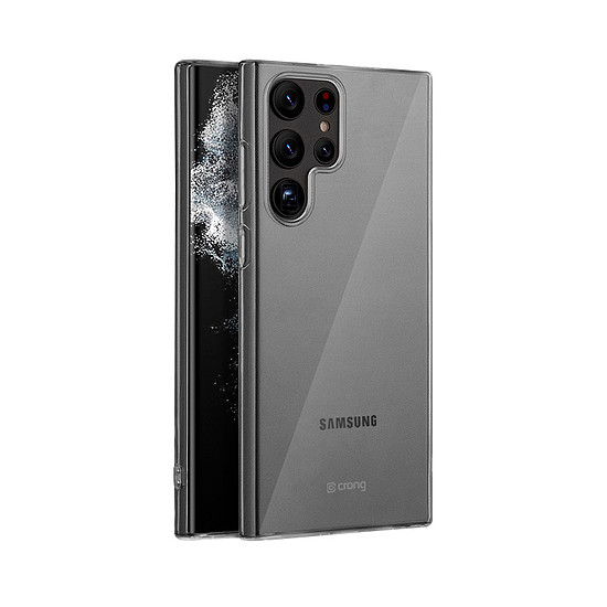 Crong Crystal Slim Cover - védőtok Samsung Galaxy S22+ készülékhez átlátszó (CRG-CRSLIM-SGS22U-TRS)