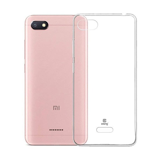 Crong Crystal Slim Cover - védőtok Xiaomi Redmi 6A telefonhoz átlátszó (CRG-CRSLIM-XRMI6A-TRS)