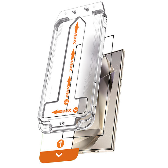 Crong EasyShield 2-Pack - Edzett üveg Samsung Galaxy S24 Ultra készülékhez 2 darab (CRGES2PSGS24U)