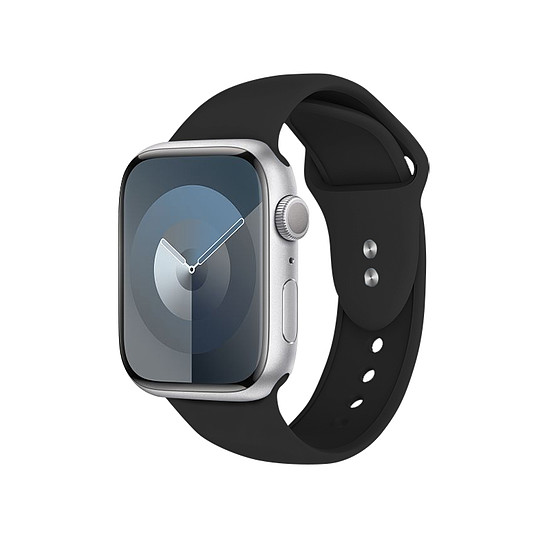 Crong Liquid - Apple Watch szíj 38/40/41/42 mm fekete (CRG-40LQB-BLK)