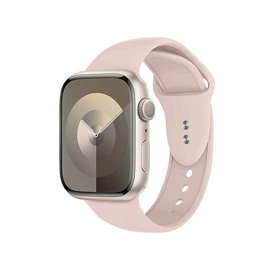 Crong Liquid - Apple Watch szíj 44/45/46/49 mm homok rózsaszín (CRG-44LQB-PSN)