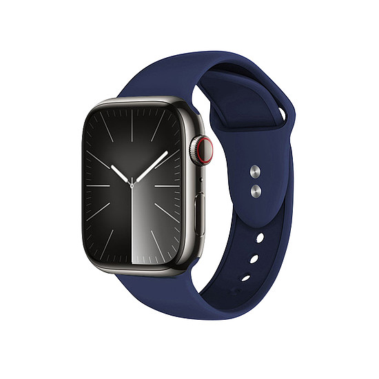 Crong Liquid - Apple Watch szíj 44/45/46/49 mm sötétkék (CRG-44LQB-MBL)