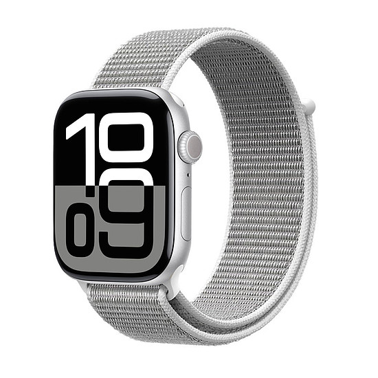 Crong nylon - sportszíj Apple Watchhoz, 38/40/41/42 mm ezüstszürke (CRG40NLBSHL)