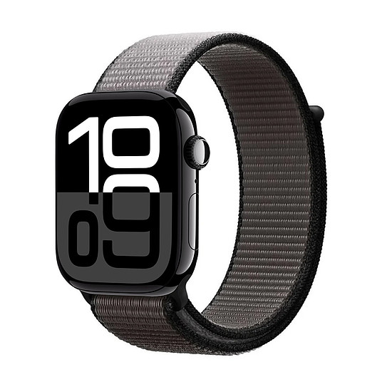 Crong nylon - sportszíj Apple Watchhoz 44/45/46/49 mm éjszürke (CRG44NLBAGR)