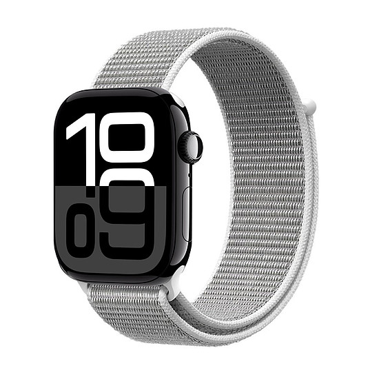 Crong nylon - sportszíj Apple Watchhoz, 44/45/46/49 mm ezüstszürke (CRG44NLBSHL)