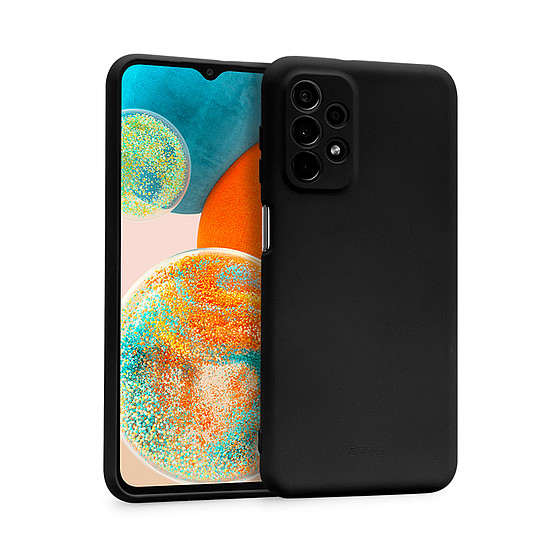 Crong színes burkolat - Samsung Galaxy A23 5G tok fekete (CRG-COLR-SGA23-BLK)