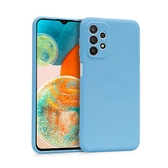 Crong színes burkolat - Samsung Galaxy A23 5G tok kék (CRG-COLR-SGA23-LBLU)