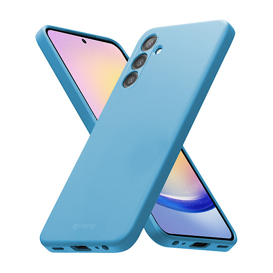 Crong színes burkolat - Samsung Galaxy A25 5G kék tok (CRGCOLRSGA25LBLU)