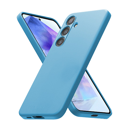 Crong színes burkolat - Samsung Galaxy A55 5G kék tok (CRGCOLRSGA55LBLU)