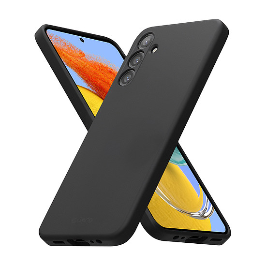 Crong színes burkolat - Samsung Galaxy M14 tok fekete (CRGCOLRSGM14BLK)