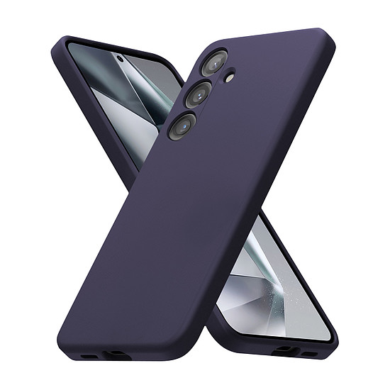 Crong színes burkolat - Samsung Galaxy S24 tok lila (CRGCOLRSGS24PRP)