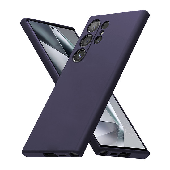 Crong színes burkolat - Samsung Galaxy S24 Ultra tok lila (CRGCOLRSGS24UPRP)