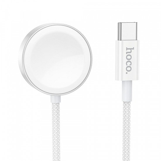 CW59 töltőkábel Hoco Apple Watch / Samsung Galaxy Watch sorozathoz, fehér