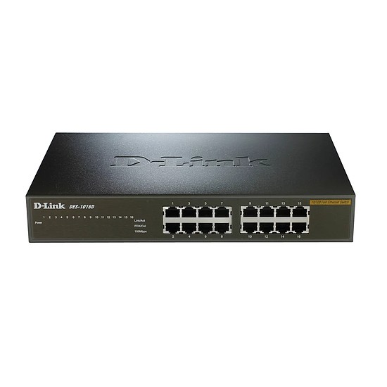 D-Link DES-1016D 10/100Mbps 16 portos switch