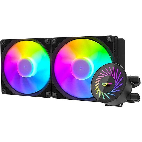 Darkflash DCS240 CPU folyadékhűtő fekete (DCS240 BLACK)