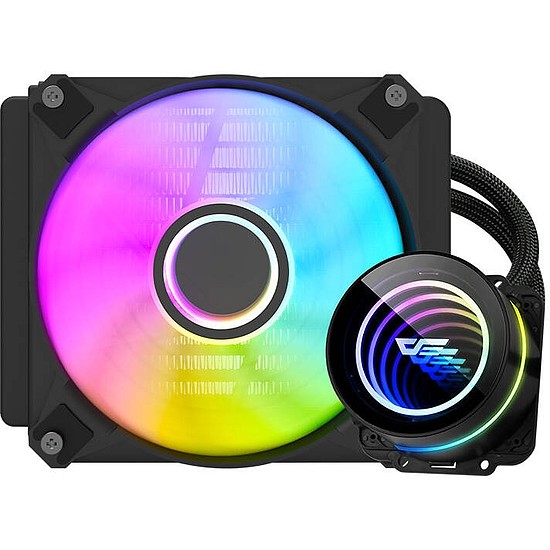 Darkflash DX120 V2.6 CPU folyadékhűtő fekete (DX120 V2.6 BLACK)