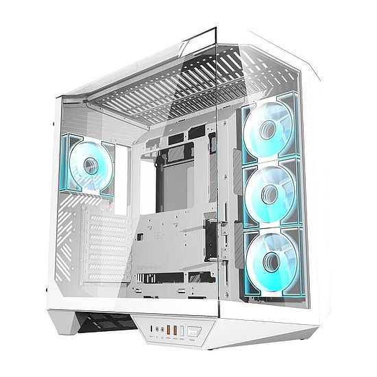 Darkflash DY470 számítógépház + 4 ventilátor fehér (DY470 White)