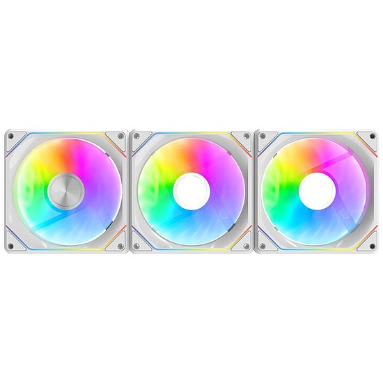 Darkflash Gauss G24 3 az 1-ben számítógépes ventilátorok fehér (Gauss G24 3IN1 White)