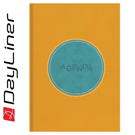 Dayliner agenda Central A5 napi sárga-türkiz 2026