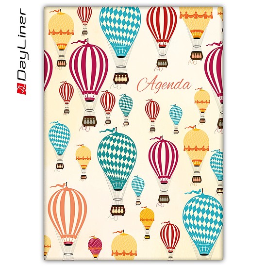 Dayliner agenda Colors A5 heti Balloons 2026