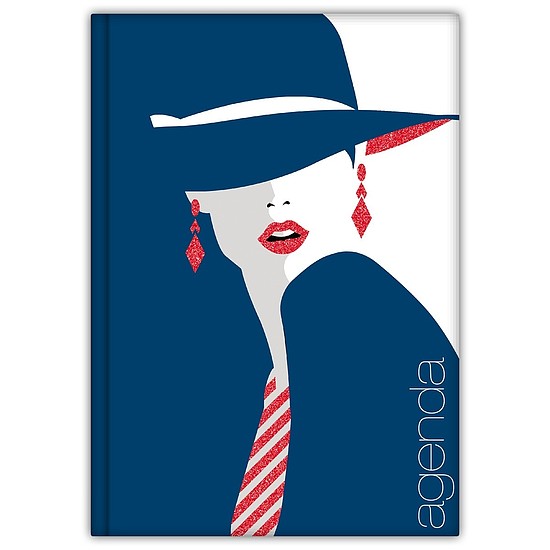 Dayliner agenda Colors A5 napi Fashion Kék 2026