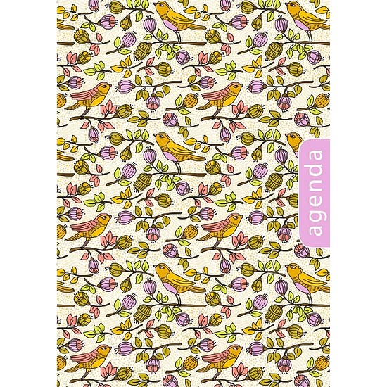 Dayliner agenda Colors A5 napi Nature lila 2026
