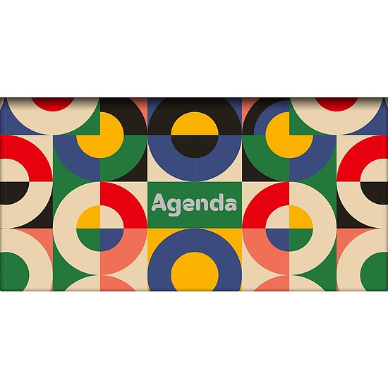 Dayliner agenda Colors fekvő zsebnaptár Retro 2026