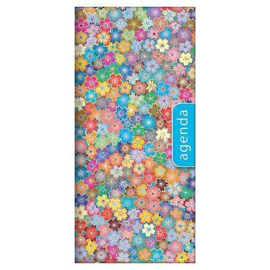 Dayliner agenda Colors fekvő zsebnaptár Spring Kék 2026